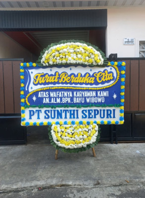 Papan Bunga Duka di Parlilitan
